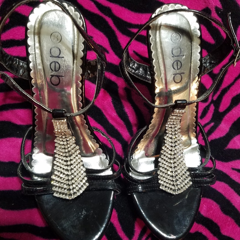 💎Rhinestone Heels☆ Size 8💎 Bling - Picture 8 of 12